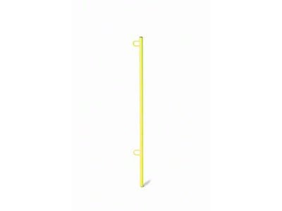 Steinjager 3.80-Foot Flag Pole Kit; Neon Yellow (Universal; Some Adaptation May Be Required)