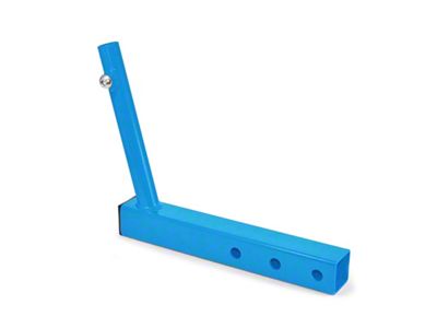 Steinjager Hitch Mounted Single Flag Holder; Playboy Blue (Universal; Some Adaptation May Be Required)