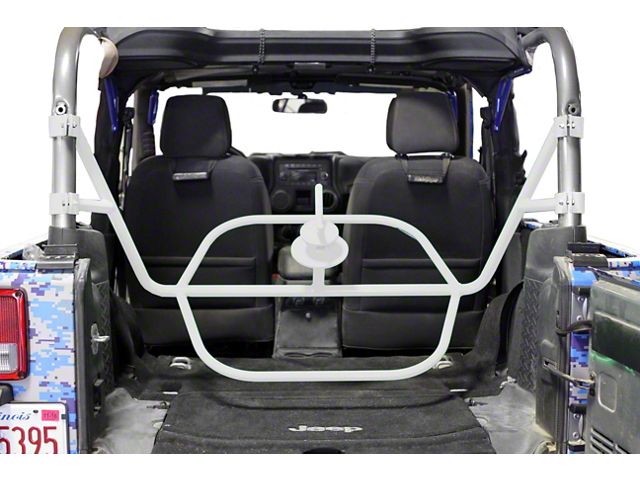 Steinjager Internal Spare Tire Carrier; Cloud White (07-18 Jeep Wrangler JK 2-Door)