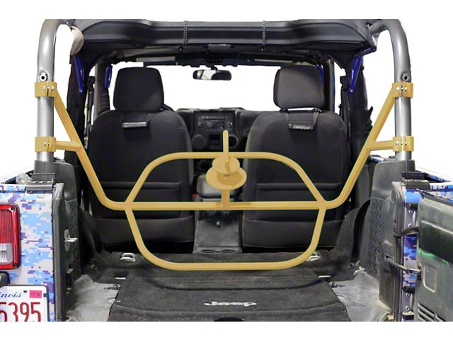 Steinjager Internal Spare Tire Carrier; Military Beige (07-18 Jeep Wrangler JK 2-Door)