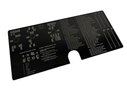 StickerFab Acrylic Laser Series Fuse Box Lid Label Plate (21-24 Bronco)