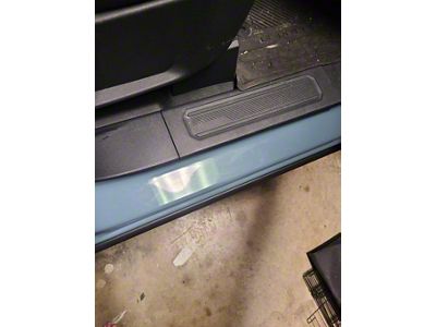 StickerFab Door Sill Protectors; Mint (21-24 Bronco 4-Door)