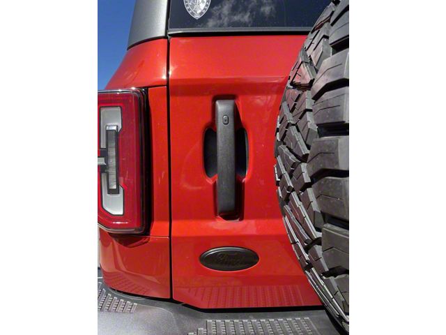 StickerFab EZ Install Door Cup Protectors; Rock Guard Clear (21-24 Bronco)