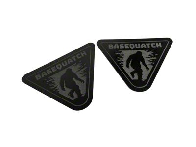 StickerFab Laser Series Basequatch Fender Emblems (21-24 Bronco)