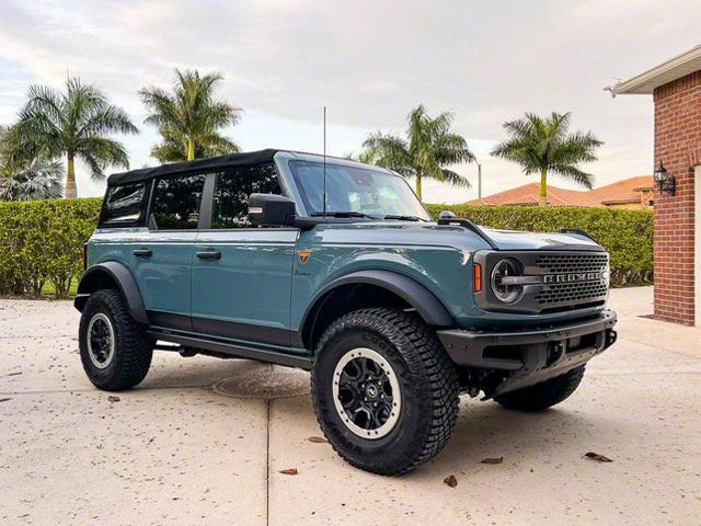 StickerFab Lower Door Protection; 3D Carbon Black (21-24 Bronco 2-Door)