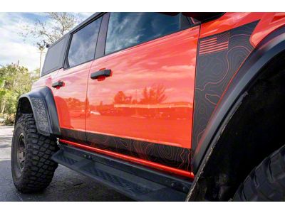 StickerFab Topo Lower Door Protection (21-24 Bronco 2-Door)