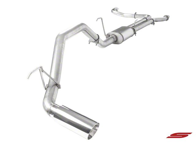 Stillen Single Exhaust System with Polished Tips; Side Exit (17-24 Titan)