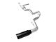 Stillen Single Exhaust System with Black Tips; Side Exit (22-24 Tundra)