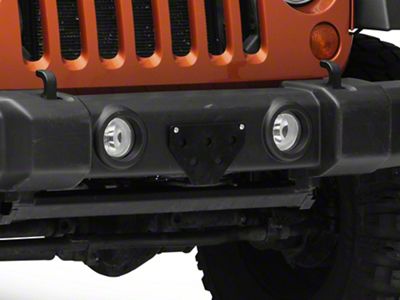 Sto N Sho Detachable Front License Plate Bracket for Plastic Bumpers (07-18 Jeep Wrangler JK)