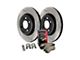 StopTech Street Axle Slotted 6-Lug Brake Rotor and Pad Kit; Front (03-09 4Runner w/ 13.30-Inch Front Rotors)