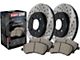 StopTech Street Axle Slotted and Drilled 6-Lug Brake Rotor and Pad Kit; Front (03-09 4Runner w/ 12.56-Inch Front Rotors)