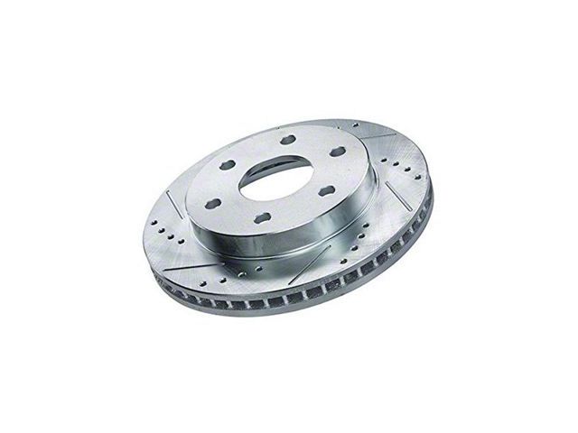 StopTech Sport Drilled and Slotted Rotor; Front Driver Side (1999 Jeep Cherokee XJ w/ 3-Inch Cast Rotors; 00-01 Jeep Cherokee XJ)