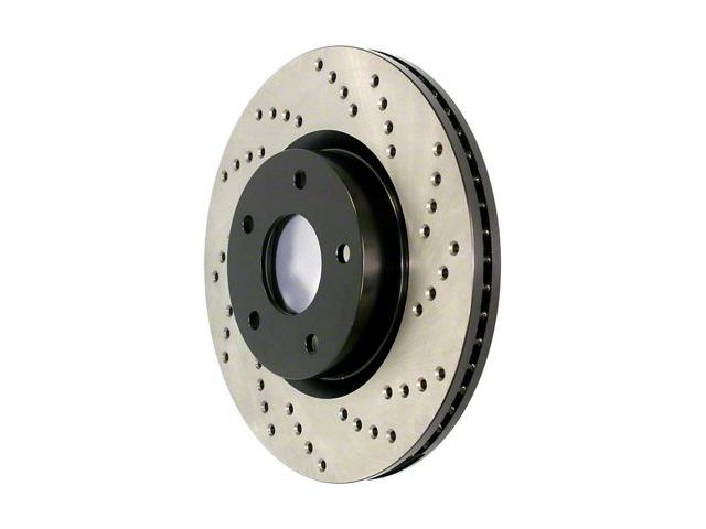 StopTech Sport Cross-Drilled Brake Rotor; Front Driver Side (84-89 Jeep Cherokee XJ)