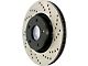 StopTech Sport Cross-Drilled Brake Rotor; Front Driver Side (84-89 Jeep Cherokee XJ)