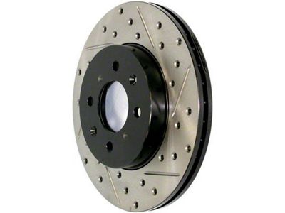 StopTech Sport Drilled and Slotted Rotor; Front Passenger Side (84-89 Jeep Cherokee XJ)