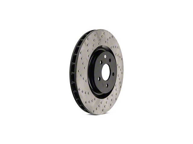 StopTech Sportstop Cryo Sport Drilled Rotor; Front Driver Side (90-98 Jeep Cherokee XJ; 1999 Jeep Cherokee XJ w/ 3-1/4-Inch Composite Rotors)