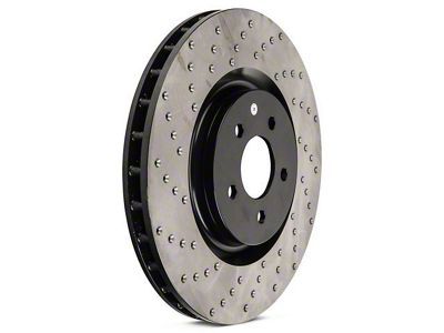 StopTech Sportstop Cryo Sport Drilled Rotor; Front Passenger Side (90-98 Jeep Cherokee XJ; 1999 Jeep Cherokee XJ w/ 3-1/4-Inch Composite Rotors)