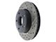 StopTech Sport Cross-Drilled and Slotted Rotor; Front Driver Side (99-04 Jeep Grand Cherokee WJ)