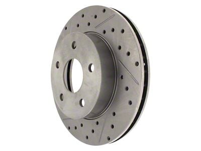 StopTech Sport Drilled and Slotted Rotor; Front Passenger Side (99-04 Jeep Grand Cherokee WJ)