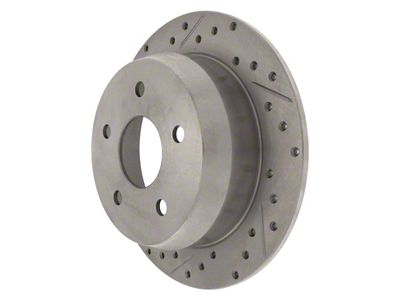 StopTech Sport Drilled and Slotted Rotor; Rear Passenger Side (99-04 Jeep Grand Cherokee WJ)