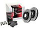 StopTech Street Axle Drilled and Slotted Brake Rotor and Pad Kit; Front (93-98 Jeep Grand Cherokee ZJ)