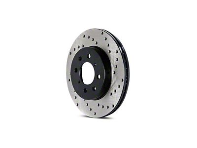 StopTech Sportstop Cryo Sport Drilled Rotor; Front Driver Side (15-23 Jeep Renegade BU)