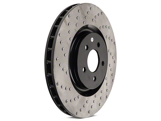 StopTech Sport Cross-Drilled Brake Rotor; Rear Passenger Side (03-06 Jeep Wrangler TJ)