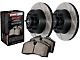 StopTech Truck Axle Slotted 6-Lug Brake Rotor and Pad Kit; Front (05-23 Tacoma)