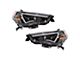 Halogen Headlights; Black Housing; Clear Lens (14-20 4Runner)