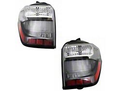 Tail Lights; Chrome Housing; Smoked Lens (14-24 4Runner)