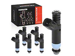 Fuel Injector Kit; Set of 6; Black (99-04 4.0L Jeep Wrangler TJ)