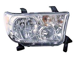 Replacement Headlight; Passenger Side (07-13 Tundra w/o Level Adjuster)