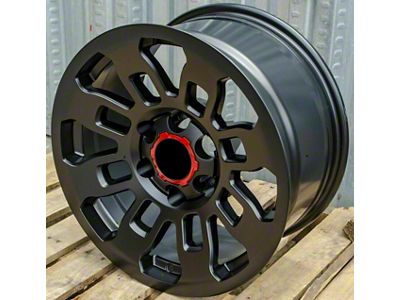 TR2 Matte Black 6-Lug Wheel; 17x8; 5mm Offset (03-09 4Runner)