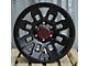 TR2 Matte Black 6-Lug Wheel; 17x9; -12mm Offset (03-09 4Runner)