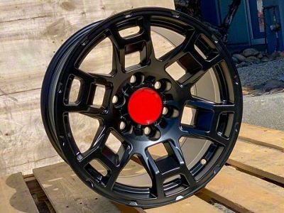 TR5 Matte Black 6-Lug Wheel; 17x8; 5mm Offset (03-09 4Runner)