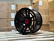 TR6 Matte Black 6-Lug Wheel; 17x9; 0mm Offset (03-09 4Runner)