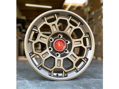 TR8 Matte Bronze 6-Lug Wheel; 17x8; 5mm Offset (03-09 4Runner)