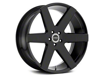 Strada Coda All Gloss Black 6-Lug Wheel; 20x8.5; 30mm Offset (2024 Tacoma)