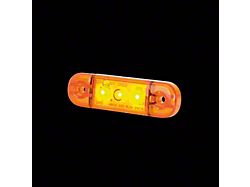 Strands Lighting 3-Inch Slim Side Marker Light; Amber (Universal; Some Adaptation May Be Required)