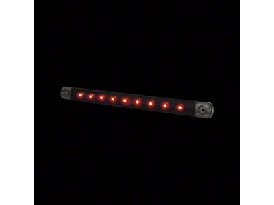 Strands Lighting 9-Inch Dark Knight Slim Marker LED Light; Red (Universal; Some Adaptation May Be Required)