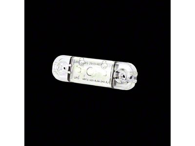 Strands Lighting 3-Inch Slim Side Marker Light; White (Universal; Some Adaptation May Be Required)