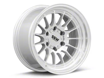 SSW Off-Road Wheels Dakar Machined Silver 6-Lug Wheel; 17x9; -25mm Offset (03-09 4Runner)