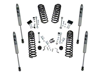 SuperLift 2.50-Inch Dual Rate Coil Spring Suspension Lift Kit with Fox Shocks (18-24 2.0L or 3.6L Jeep Wrangler JL 2-Door)