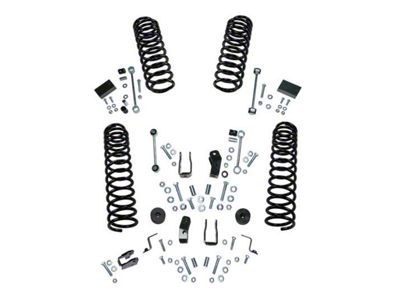 SuperLift 2.50-Inch Dual Rate Coil Spring Suspension Lift Kit with Shock Extensions (18-25 2.0L or 3.6L Jeep Wrangler JL 2-Door)