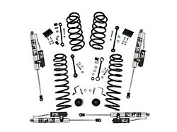 SuperLift 2.50-Inch Dual Rate Coil Suspension Lift Kit with Fox 2.0 Reservoir Shocks (18-25 Jeep Wrangler JL 4-Door, Excluding 4xe & Rubicon 392)