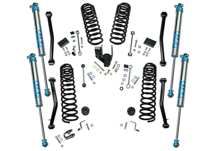 SuperLift Jeep Wrangler 4-Inch Dual Rate Coil Spring Suspension Lift ...