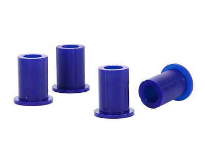 SuperPro Suspension Spring and Shackle Upper Bushing Kit; Rear (05-15 Tacoma)