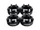 Supreme Suspensions 2-Inch Pro Billet Wheel Spacers; Black; Set of Four (21-24 Bronco, Excluding Raptor)