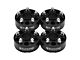 Supreme Suspensions 1.50-Inch Pro Billet Hub Centric Wheel Spacers; Black; Set of Four (21-24 Bronco Sport)