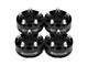 Supreme Suspensions 2-Inch Pro Billet Hub Centric Wheel Spacers; Black; Set of Four (21-24 Bronco Sport)